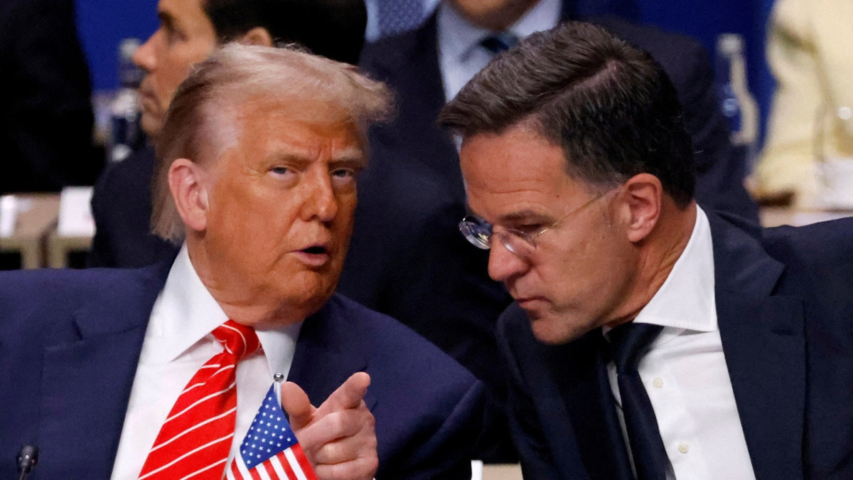 Nato- Generalsekretär Mark Rutte und US-Präsident Donald Trump im Juni 2025. - Reuters