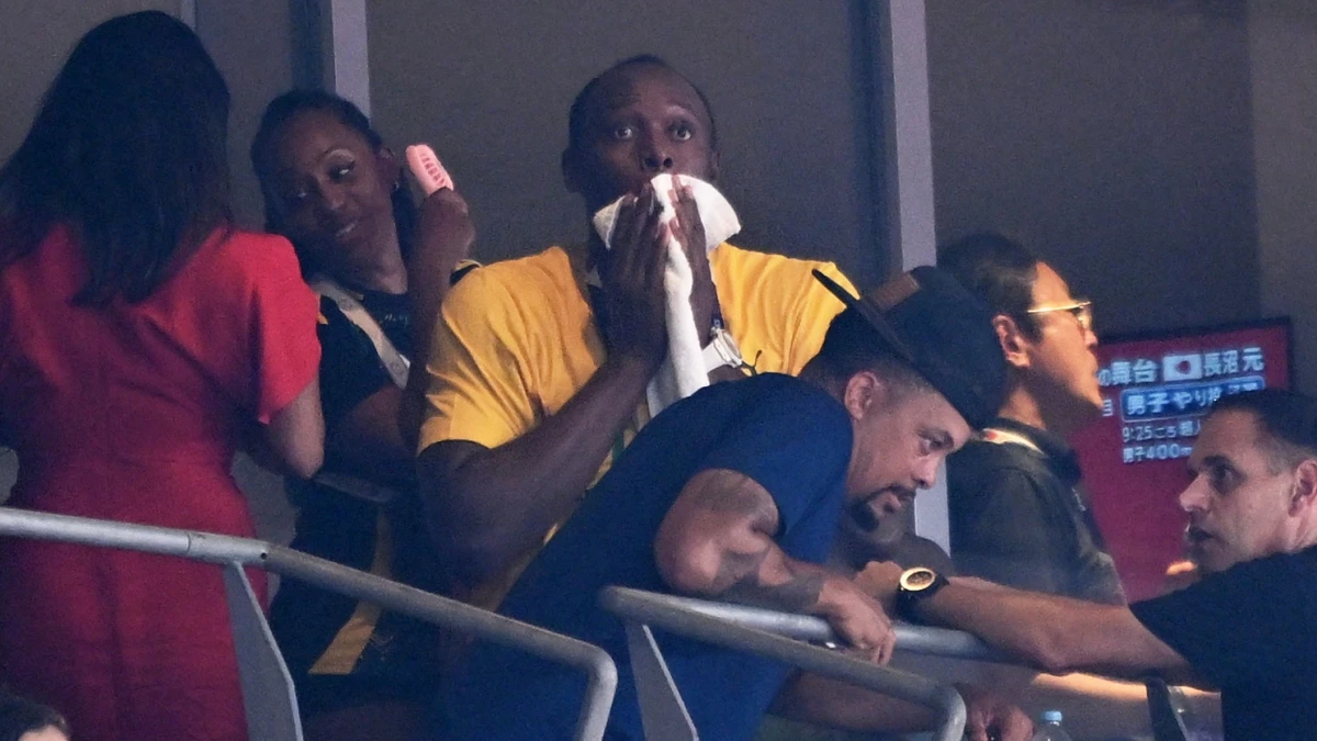 Schwerfälliger Sprintstar: Usain Bolt haut rein