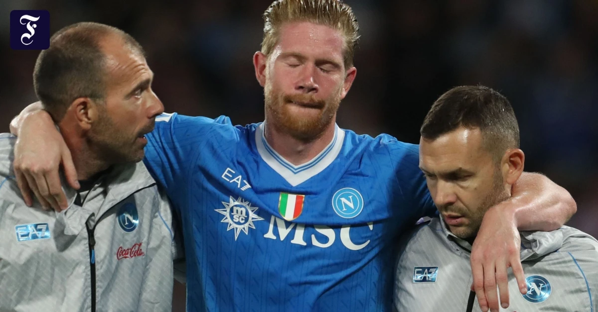 Fußball in Italien: Kuriose Verletzung bei De Bruyne nach Elfmeter-Treffer
