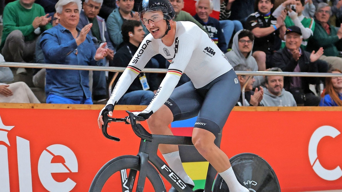 „Krass und cool“: Moritz Augenstein fährt in Chile zum Weltmeistertitel. - AFP