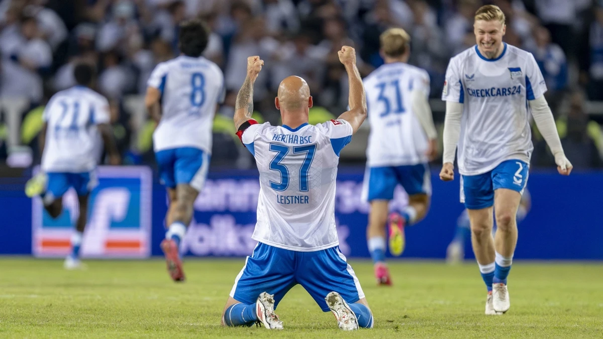 Zweite Bundesliga: Hertha siegt 3:0 beim Spitzenreiter Hannover