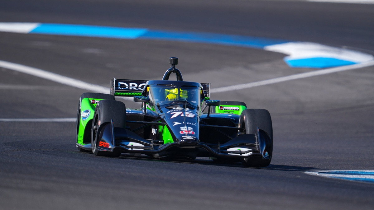 Überraschend schnell unterwegs: Mick Schumacher in Indianapolis - AP
