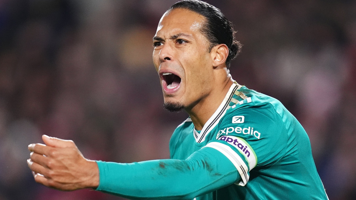 Frustriert: Liverpool-Kapitän Virgil van Dijk - dpa