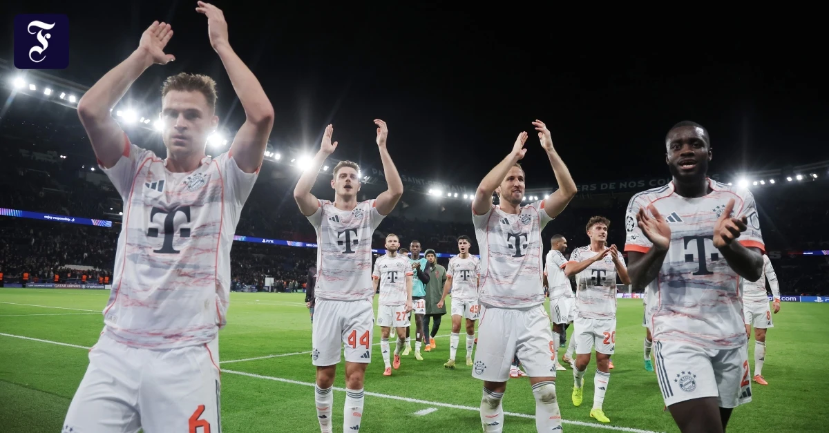 2:1 bei PSG: Bayern auch in Unterzahl nicht zu stoppen