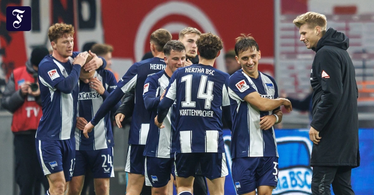 Spätes Siegtor: Hertha siegt im Duell der Enttäuschten