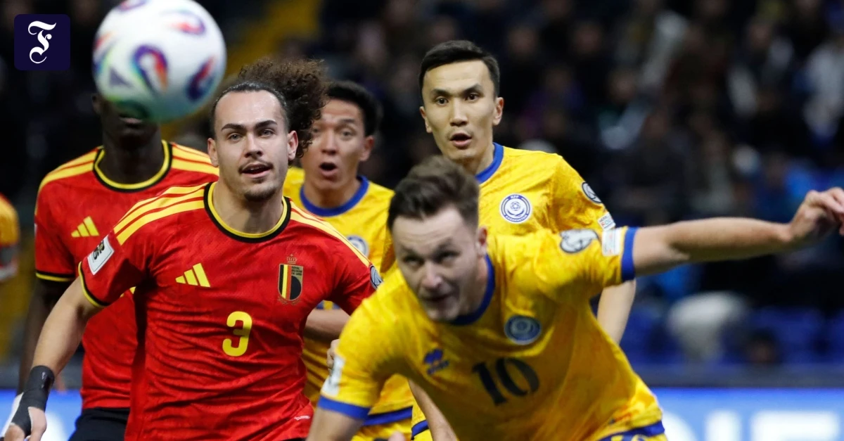 Fußball-WM-Qualifkation: Belgien lässt Ticket liegen