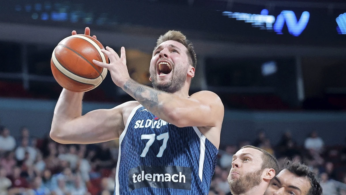 Sloweniens Basketball-Star: Dončićs Kilos hin, Dončićs Kilos her