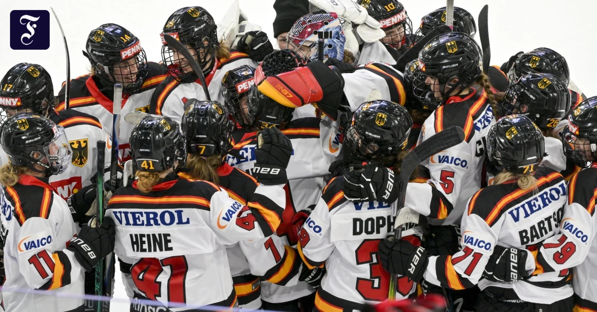 Deutschland Cup: Nervenstarke deutsche Eishockey- Frauen