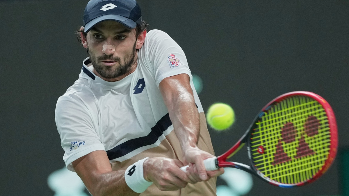 Valentin Vacherot besiegt Novak Djokovic im Halbfinale. - AP