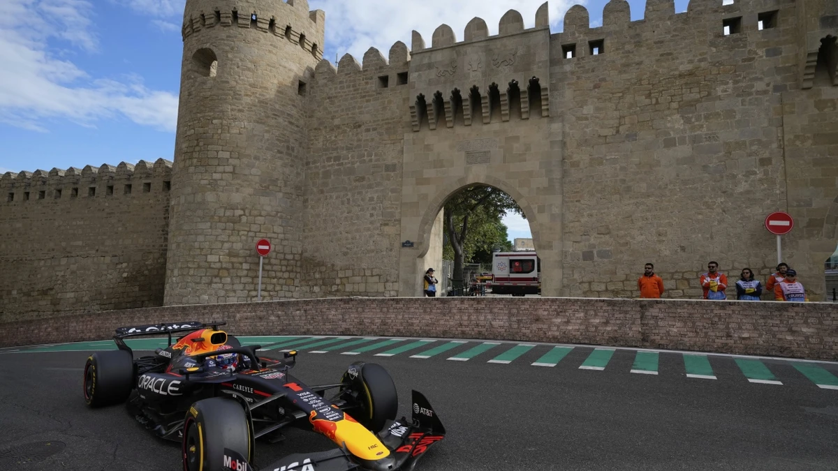 Keiner fährt in Baku eine schnellere Runde als Max Verstappen. - AP