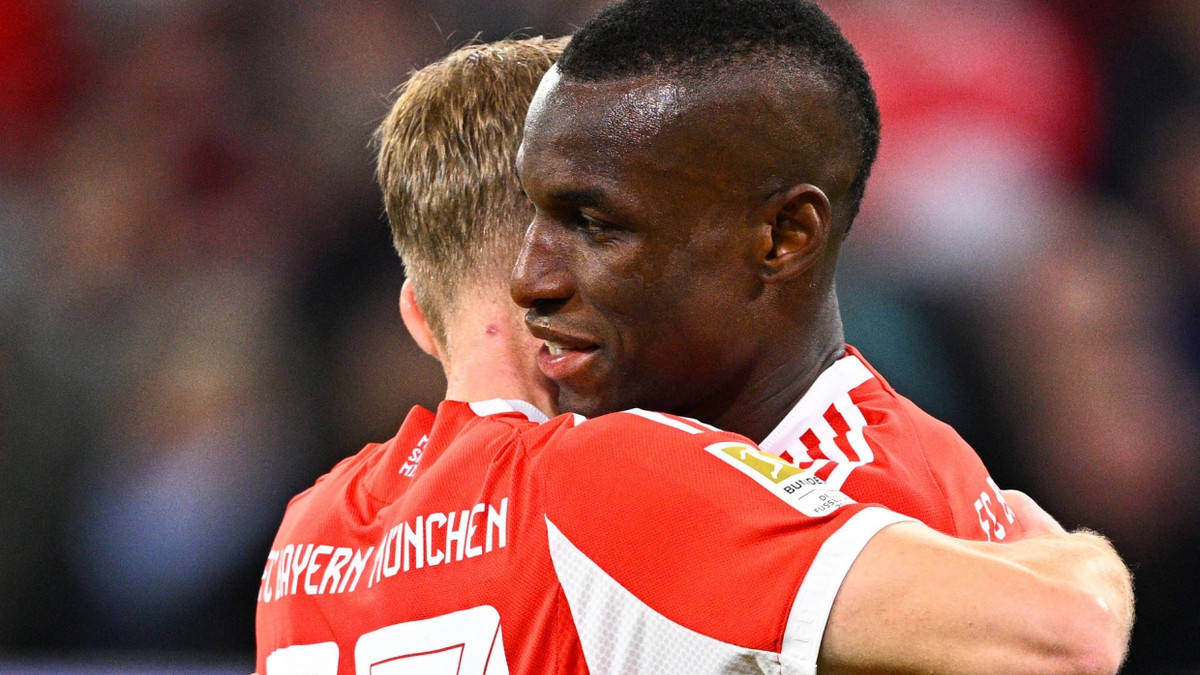 Nicolas Jackson (rechts) erzielt gegen Leverkusen sein erstes Bundesligator. - dpa