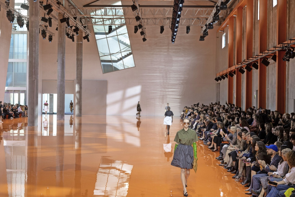 „Body Composition“ heißt die Kollektion von Miuccia Prada und Raf Simons.