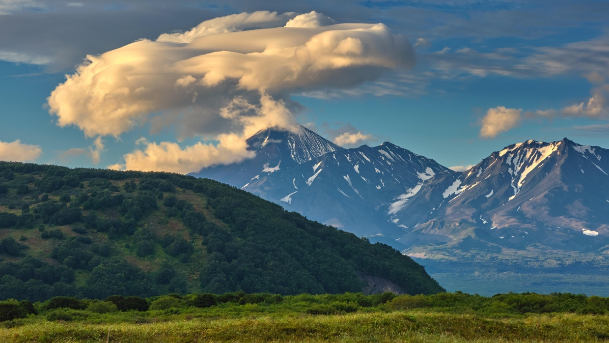 Die russische Halbinsel Kamtschatka