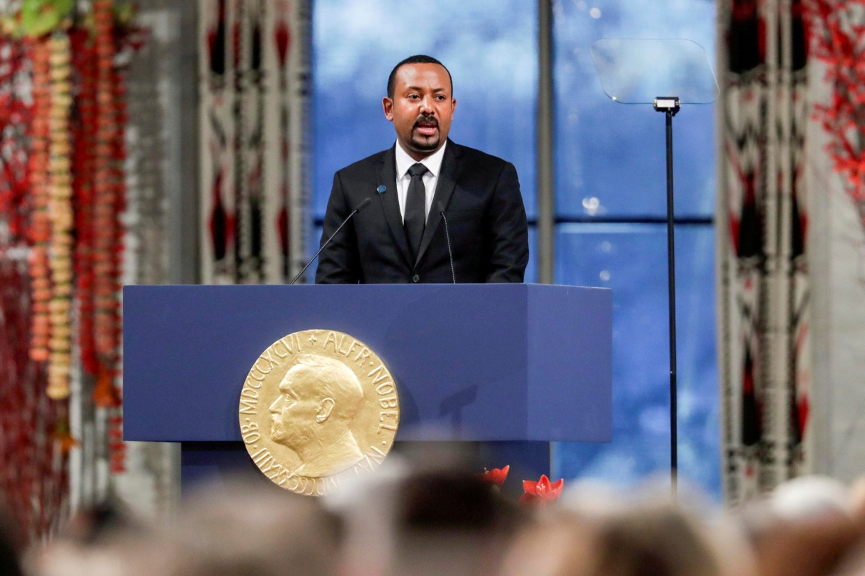 Skandalöse Auszeichnung: Der äthiopische Premierminister Abiy Ahmed erhielt den Preis 2019