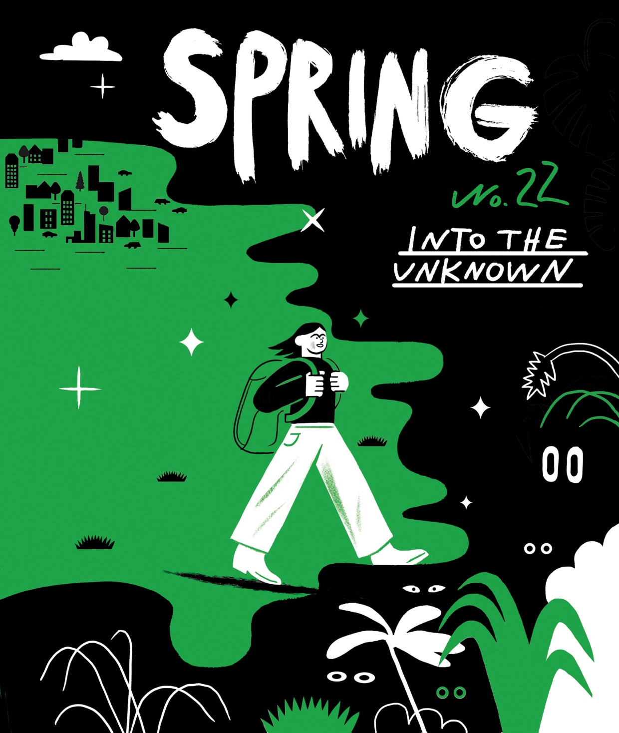 Das Cover der 22. Ausgabe Cover des Comicmagazins „Spring“
