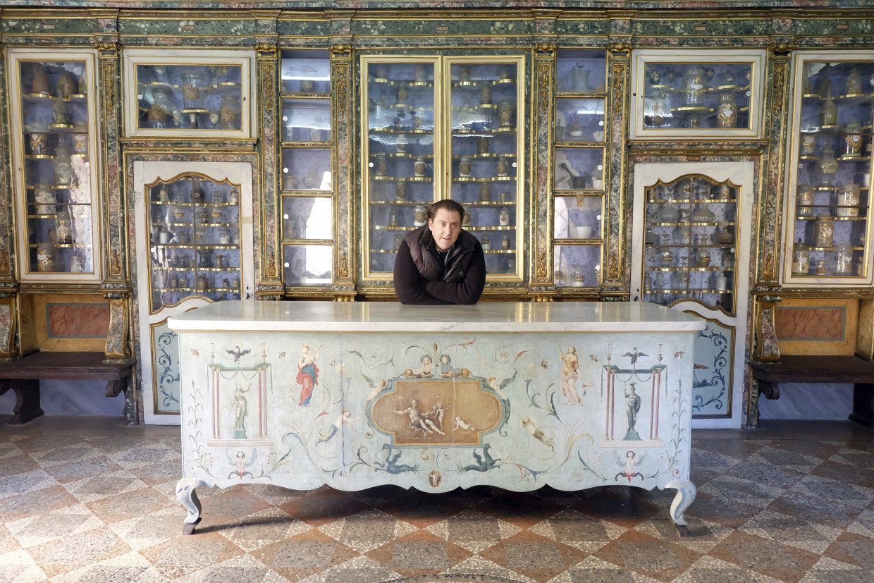 In der Kartause Trisulti: DHI-Chef Harnwell, Leiter des Dignitas Humanae Institute (DHI)