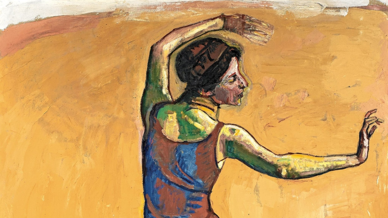 Ferdinand Hodlers Studie zu „Fröhliches Weib“ von 1911