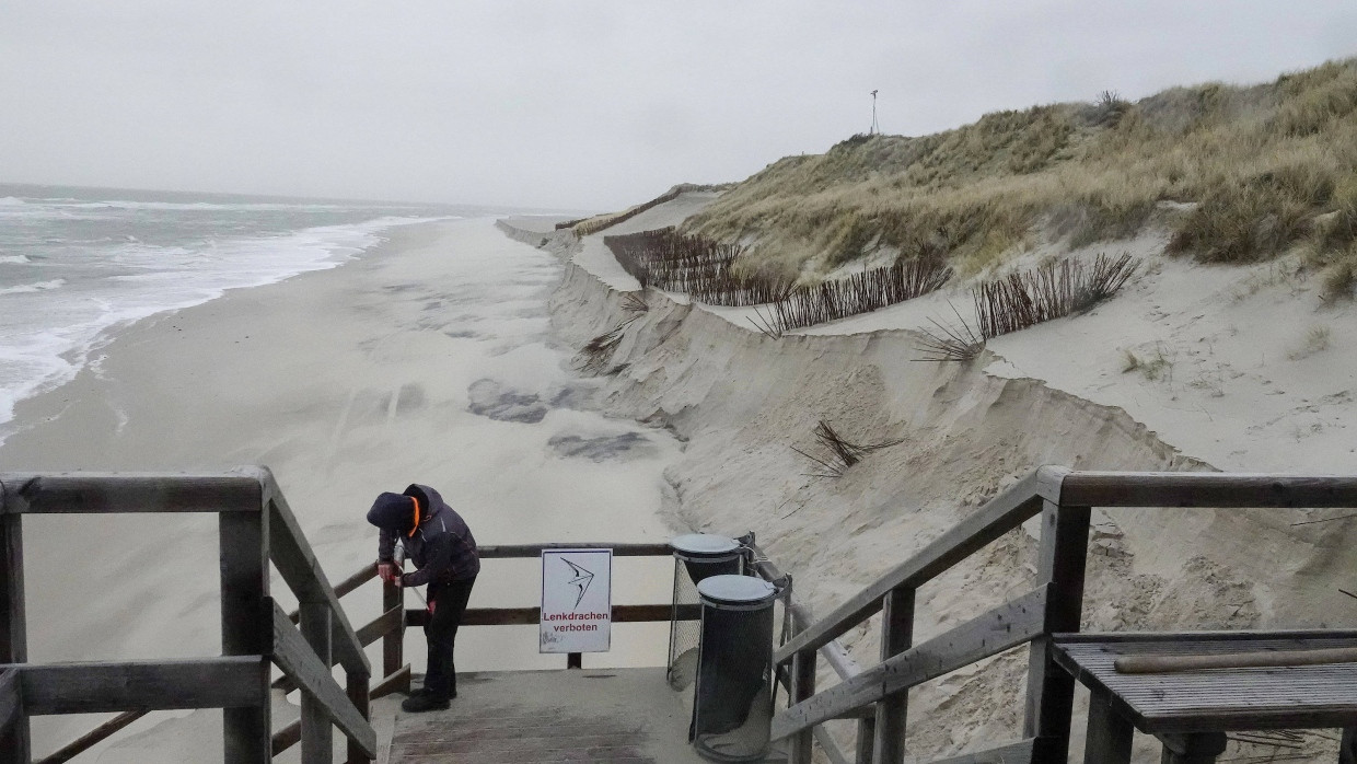 Hochwasser auf dem Festland Sturmflut trifft auf Nordfriesland