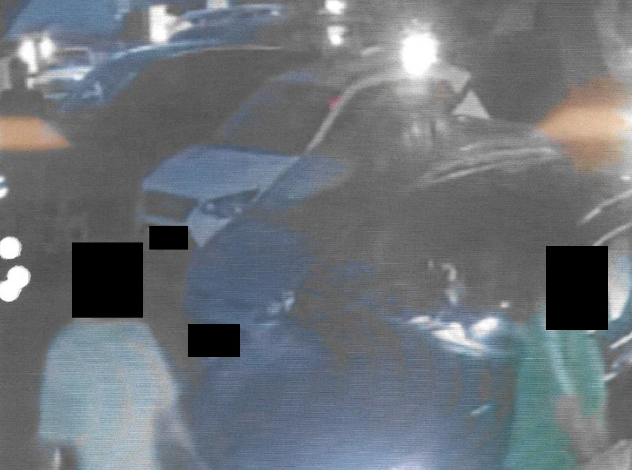 The suspected murderers shortly before the crime