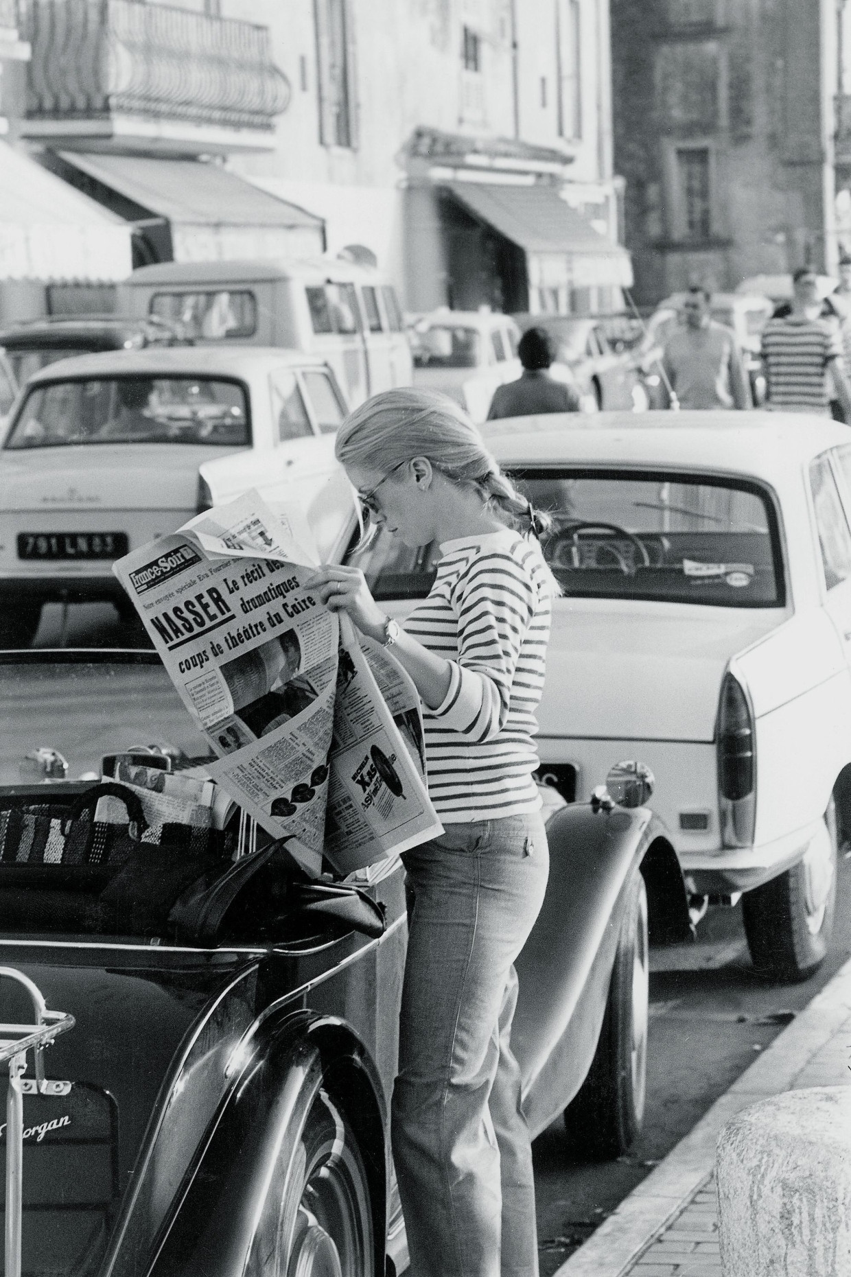 Ferienmode die immer noch funktioniert: Catherine Deneuve in Saint-Tropez im Jahr 1967.