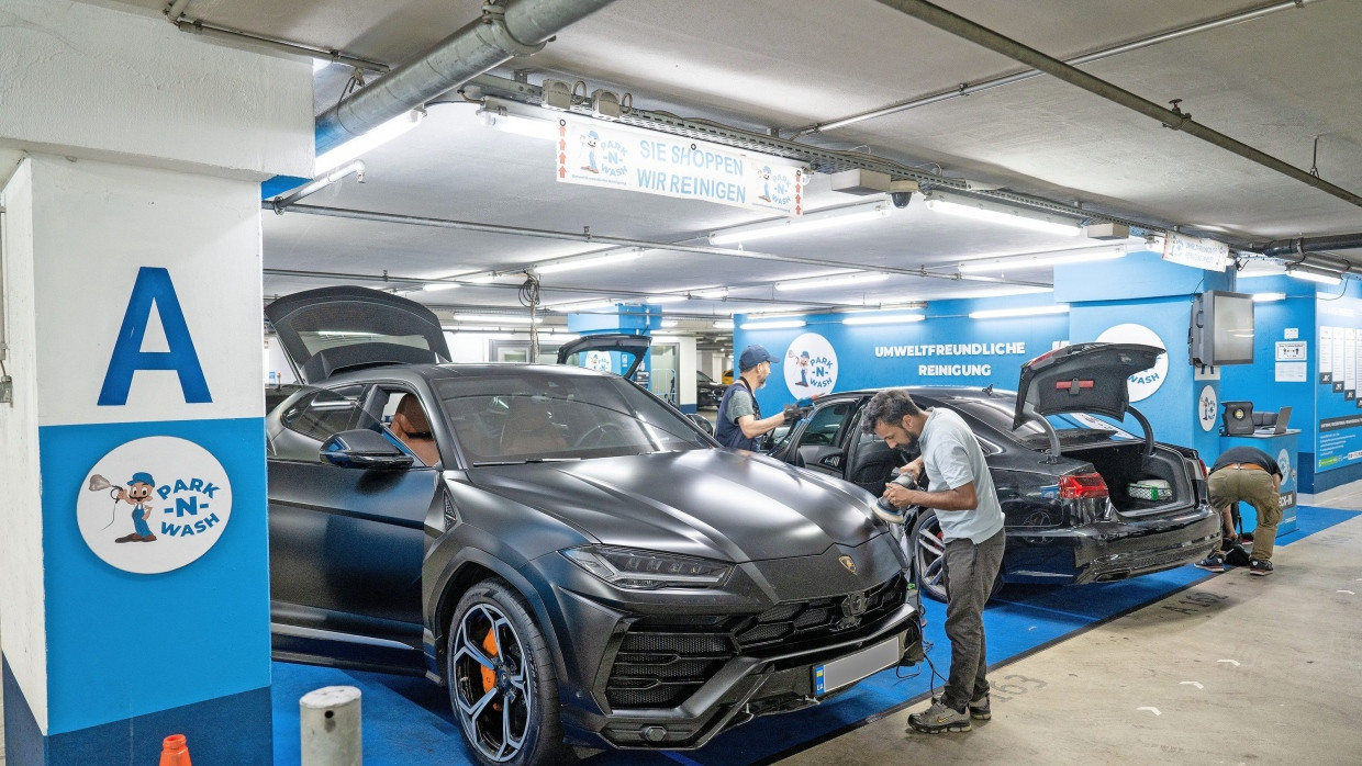 Parking Frankfurt Flughafen Auto Waschen