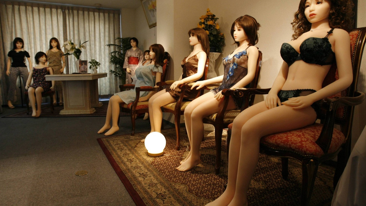 Japonya'nın Tokyo kentindeki bir sergi salonundaki seks bebekleri (stok görsel)