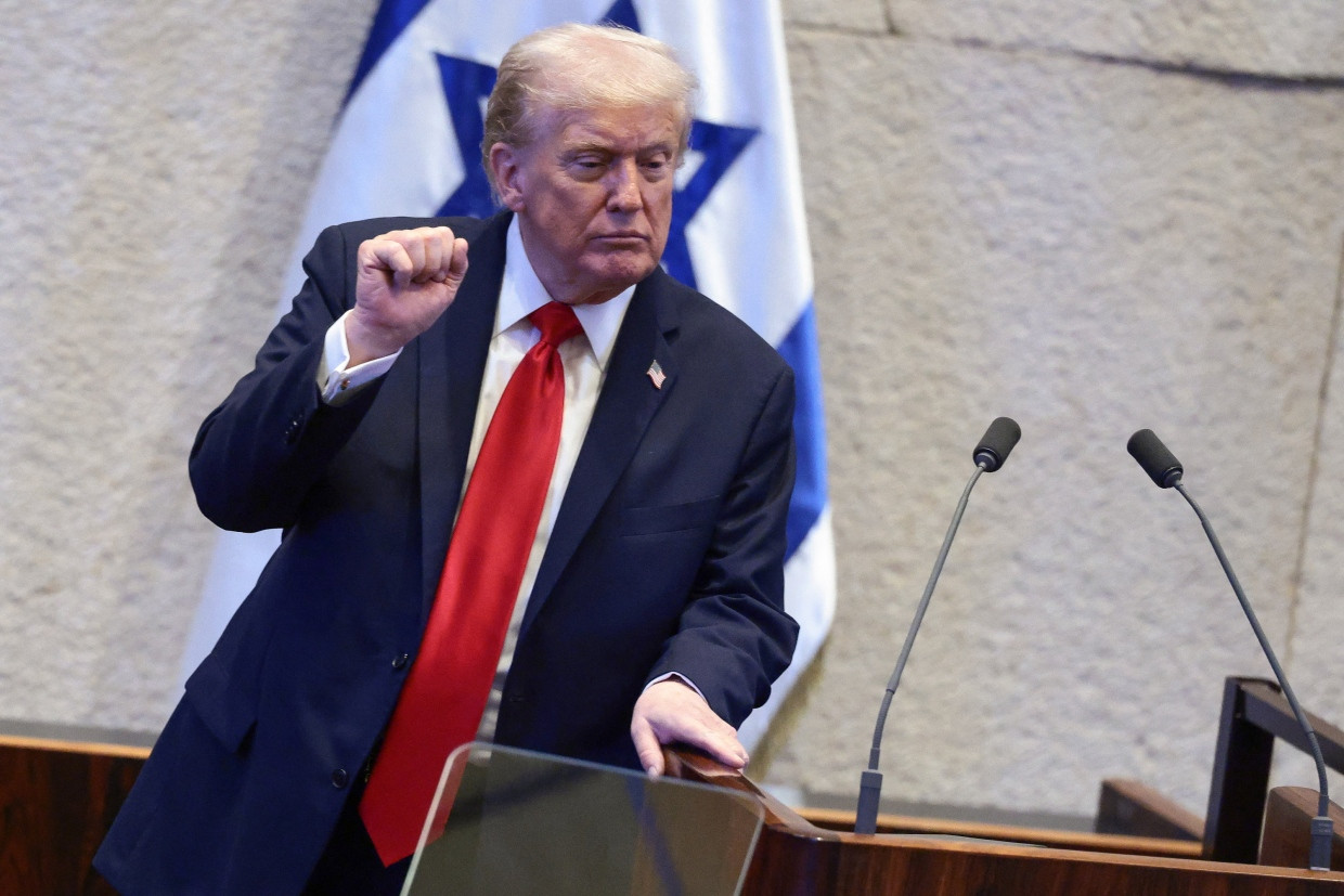 Voller Lob: Trump spricht in der Knesset