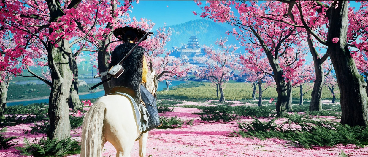 Szene aus „Ghost of Yōtei“