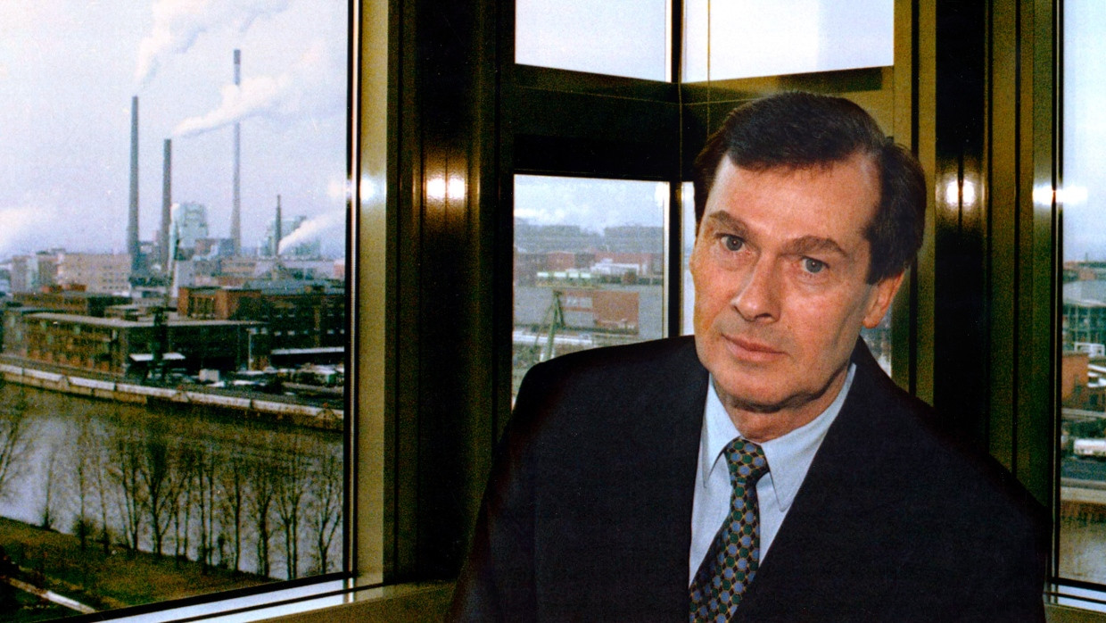 Hochst-Geschäftsführer Jürgen Dormann im Interview mit der FAZ im Jahr 1998