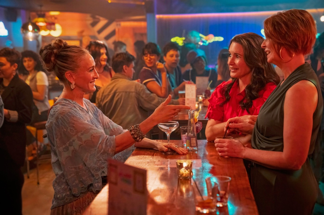  Sarah Jessica Parker, Kristin Davis and Cynthia Nixon (v.l.) in „And Just Like That“.