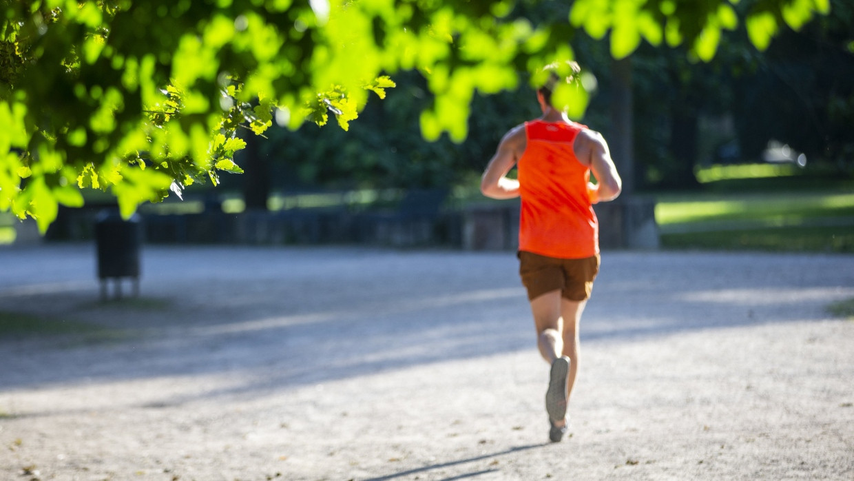 Joggen kann sehr langweilig sein.