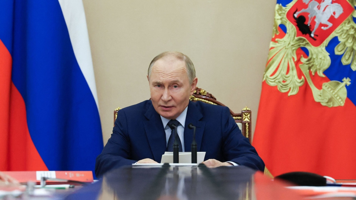 Wladimir Putin Anfang der Woche in Moskau