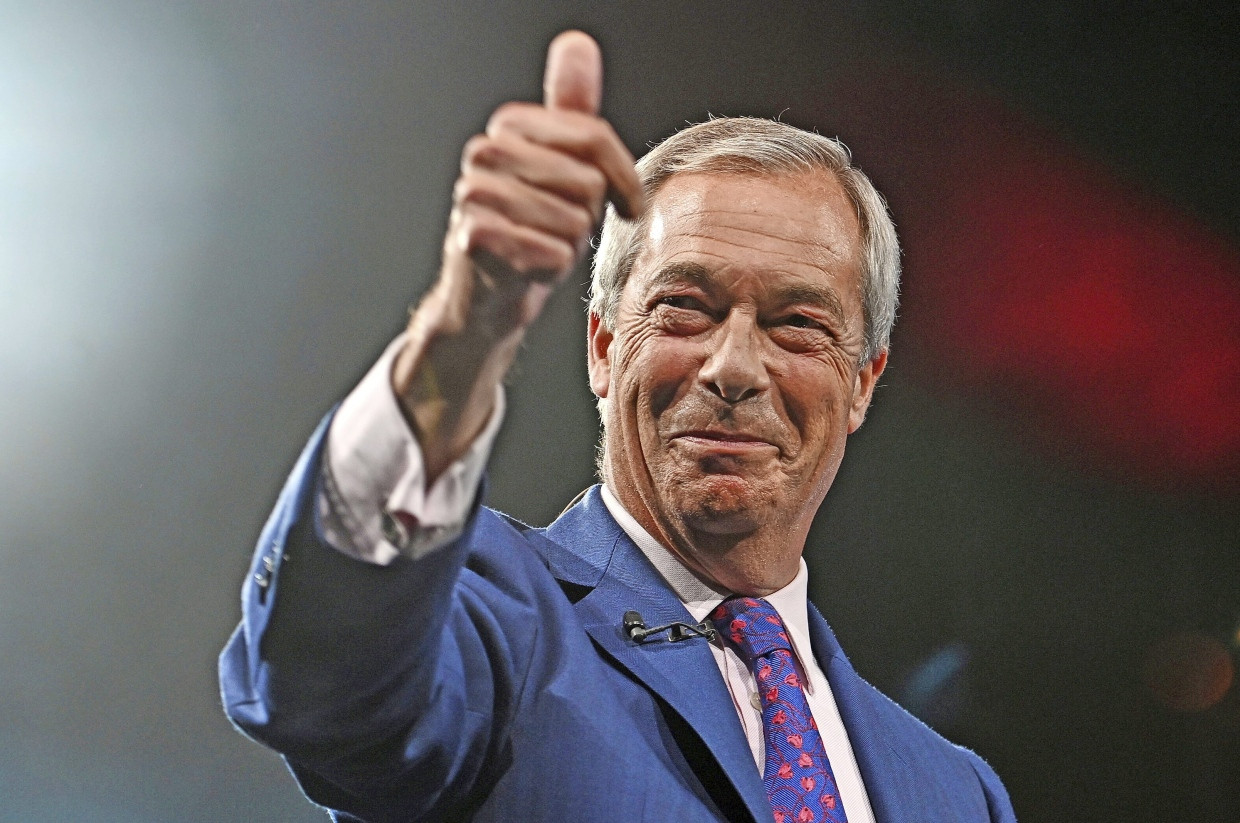 Hat keine Lust mehr, nur von der Seitenlinie zu kommentieren: Nigel Farage.