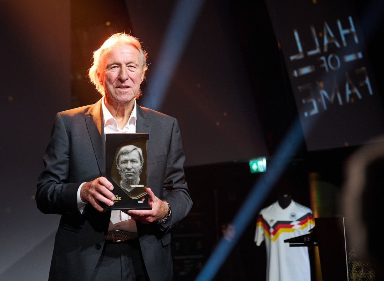 Kürzlich aufgenommen in die Hall of Fame des deutschen Fußballs: Horst Hrubesch