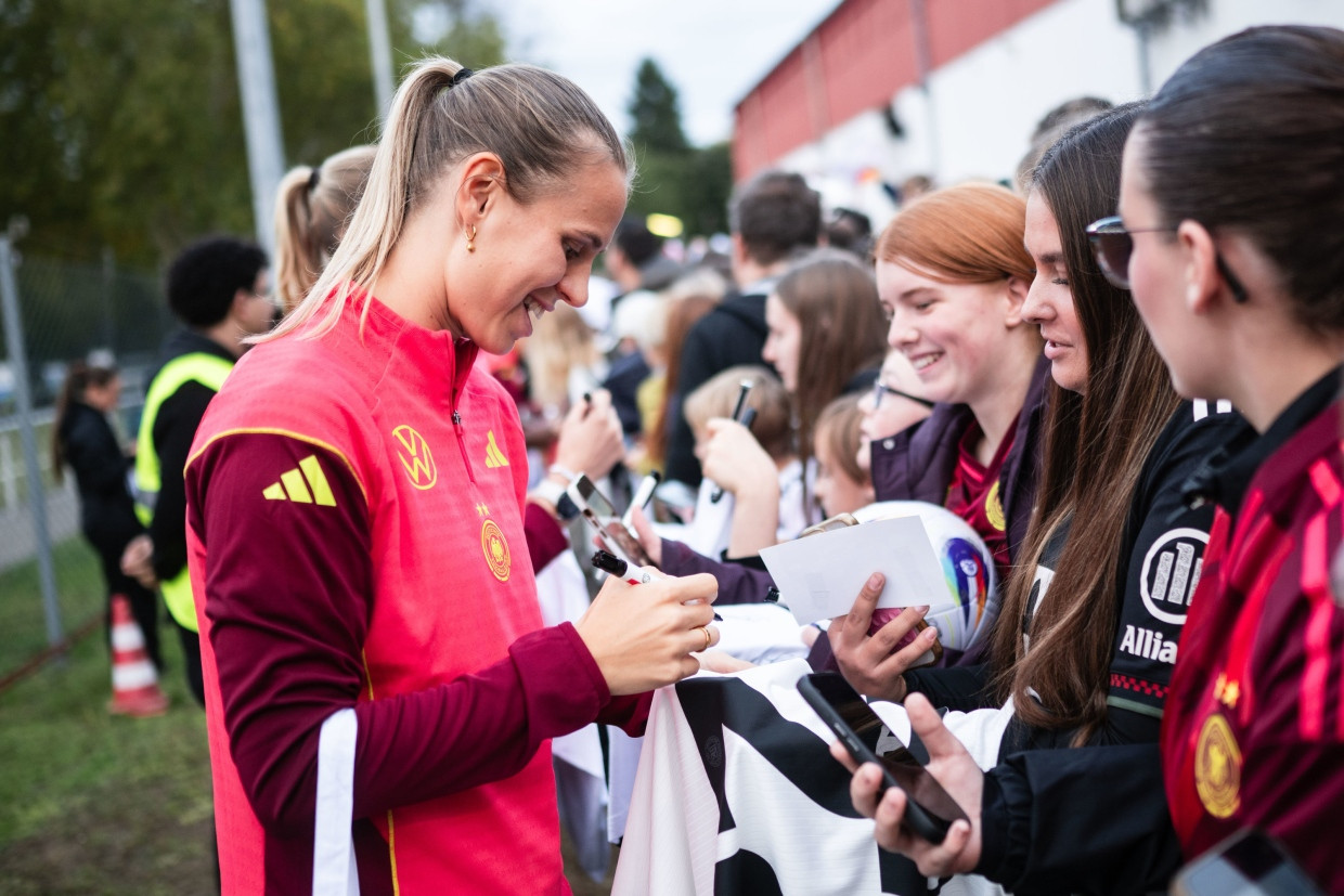 Gefragt: Klara Bühl bei der Nationalmannschaft