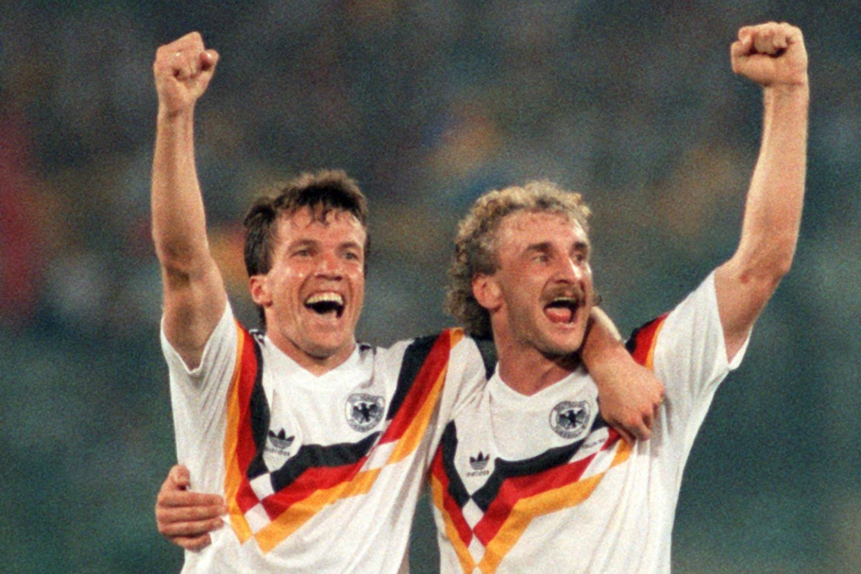 Mit Lothar Matthäus in der WM-Nacht von Rom 1990