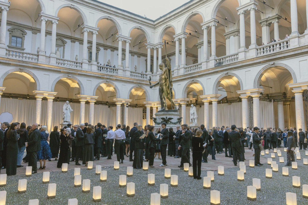 Abschied von Armani in der Pinacoteca di Brera