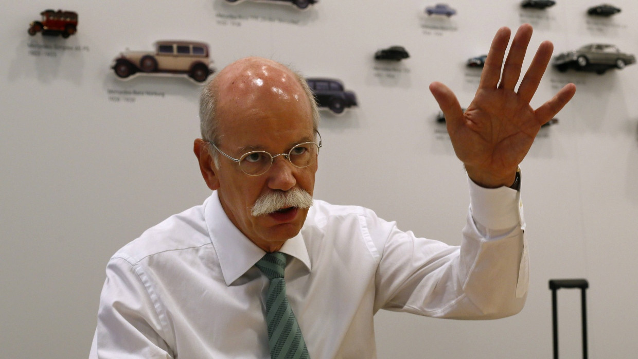 Daimler-Chef Dieter Zetsche auf der IAA