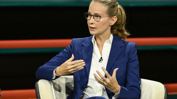 Frauke Brosius-Gersdorf am Dienstag in der ZDF-Sendung „Markus Lanz“